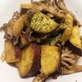 ＊にょにょん＊'s cooksnap of when they made 舞茸とサツマイモの簡単ご飯のおかず.