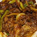 nisiyan's cooksnap of when they made 楽チン簡単☆牛肉のケチャップソース炒め♪.