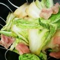 はり。。。's cooksnap of when they made 白菜とベーコンのオイスターソース炒め.