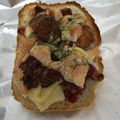 ☆★あーこ★☆'s cooksnap of when they made 朝、ランチにも☆唐揚げ食パン.