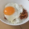 きらり流れ星's cooksnap of when they made お一人様のランチに豚肉キムチ納豆丼.