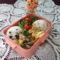 ☆むさし☆'s cooksnap of when they made ＊節約☆お弁当に♪セロリの葉と豚肉炒め＊.