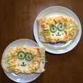 mamamago's cooksnap of when they made HBで簡単オープンサンドイッチ：らいおん.
