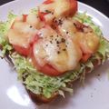 ゆでたまごの達人's cooksnap of when they made ★トマトがジューシーなトースト★.