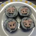 ♪チビ♪'s cooksnap of when they made 『こぶた』の簡単巻きずし.