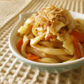 caramel-cookie's cooksnap of when they made 焼きうどん～しょうゆ味～.