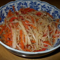 unmsj's cooksnap of when they made もやしと人参の簡単からし和え♥.