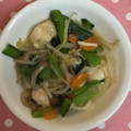 coco1981's cooksnap of when they made ☆ツヤふわ☆ ささみとキノコの塩炒め.