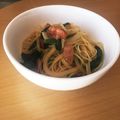 もこもこ99's cooksnap of when they made ベーコンとほうれん草の和風パスタ.