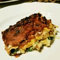 あん１８５１'s cooksnap of when they made ほうれん草のラザニア lasagna.