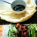 ひーちゃんママ♪'s cooksnap of when they made 豚肉の甜麺醤炒めと彩り野菜で春餅.