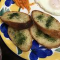 クックI93GGX☆'s cooksnap of when they made ☆フランスパンでガーリックトースト☆.