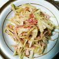 Jyohana's cooksnap of when they made クレイジーソルトの塩だれで大根の皮炒め.