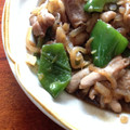 クック5MCRVG☆'s cooksnap of when they made 秘伝のタレを使って⑦ ピリ辛モツ炒め.