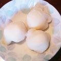 miyutsuki's cooksnap of when they made なんちゃって雪見大福♪.