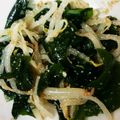しあわせお月さま's cooksnap of when they made もやしとわかめのナムル.