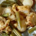 息子は怪獣♪'s cooksnap of when they made お弁当に超簡単ベビーホタテのマヨぽん炒め.