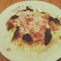 沙央理✧料理見習い✧'s cooksnap of when they made 簡単おいしいクリームたらこスパゲティ♡.