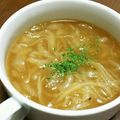 myとんすけ's cooksnap of when they made 玉ねぎとろとろ〜あめ色オニオンスープ.