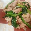 かのかの子's cooksnap of when they made ほうれん草と豚肉炒め.