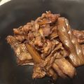 なみ’ｓカフェ's cooksnap of when they made ごぼうと牛肉の甘辛煮.