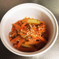 大好き‼️'s cooksnap of when they made お弁当に☆人参とさつま揚げのきんぴら.