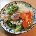 kaocoffee's cooksnap of when they made 簡単！鶏もも肉の八宝菜風.