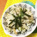 yumiokun's cooksnap of when they made 野沢菜とツナの混ぜご飯.