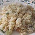 きらり流れ星's cooksnap of when they made カリフラワーまるごとチャーハン.