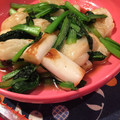 ☆hironon☆'s cooksnap of when they made 小松菜とお餅の甘辛炒め.