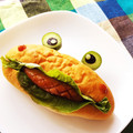 とこきち's cooksnap of when they made HBで簡単オープンサンドイッチ：かえる.