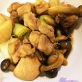 丸々だいすけ's cooksnap of when they made 鶏肉とシメジの照り焼きペッパー炒め.