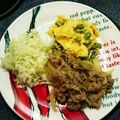 幸せに食べる's cooksnap of when they made 薄切りロースで豚の生姜焼き　新たま編.