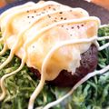 ぺっぺぺ72's cooksnap of when they made ポテサラハンバーグ丼.