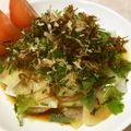 のんのんSTELLA's cooksnap of when they made じゃこドレッシングの大根サラダ＊.
