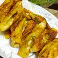 けめ＊'s cooksnap of when they made 竹輪の天ぷら＊カレー天ぷら＊磯辺揚げ.