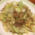 ♪♪まな♪♪'s cooksnap of when they made すぐ出来る！めんつゆでキャベツとツナ炒め.