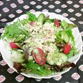 龍青空ママ's cooksnap of when they made 焼き付けおぼろ豆腐のせ☆ベーコンサラダ.