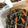 のりこ523's cooksnap of when they made 切り干し大根、人参、ひじきの煮物.