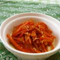 赤い電話's cooksnap of when they made 簡単！ 人参のきんぴら.