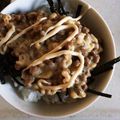 目指せ美白's cooksnap of when they made 絶品納豆ご飯(天かすマヨ).