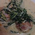 とろけい's cooksnap of when they made 鶏もも肉と水菜のマヨポン炒め.