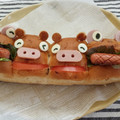 ちゃんきよみ's cooksnap of when they made HBで簡単オープンサンドイッチ：かえる.
