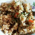 みずたぬき's cooksnap of when they made リメイク♪炊飯器でカレーピラフ.
