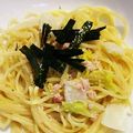 riea1130's cooksnap of when they made ☆たらこクリームパスタ☆.