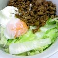 さおる★'s cooksnap of when they made ロコモコ風？そぼろどんぶり.