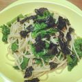 ひつじちゃんのママ's cooksnap of when they made 簡単＆美味♪わさび菜とツナマヨのパスタ.