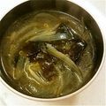 モモチーママチー's cooksnap of when they made ワカメスープにもやしをIN.