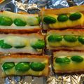 悠☆宥's cooksnap of when they made 竹輪と枝豆のマヨWチーズ♡お弁当に♡.