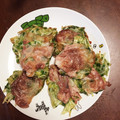 つかさえ☆'s cooksnap of when they made もやしと豚肉のモチモチ焼き.